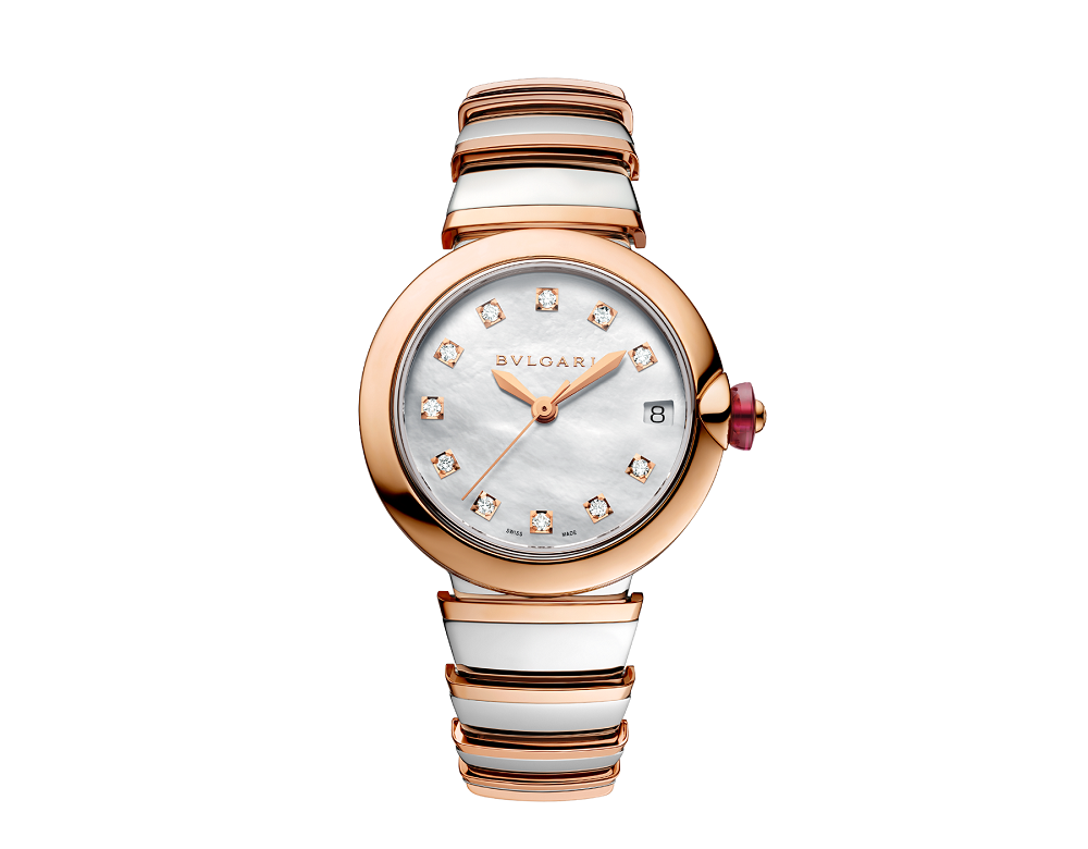 Bvlgari LVCEA Automatic 33mm / Steel & Rose Gold