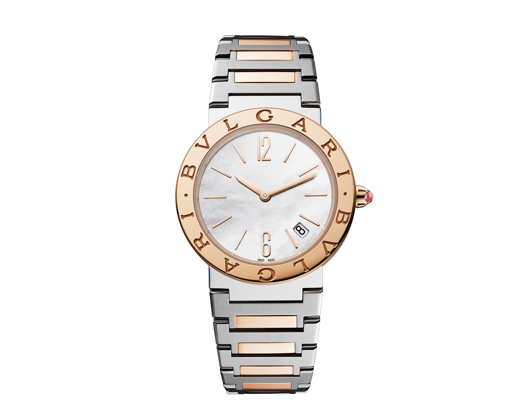 BVLGARI BVLGARI Quartz 33mm / Steel & Rose Gold