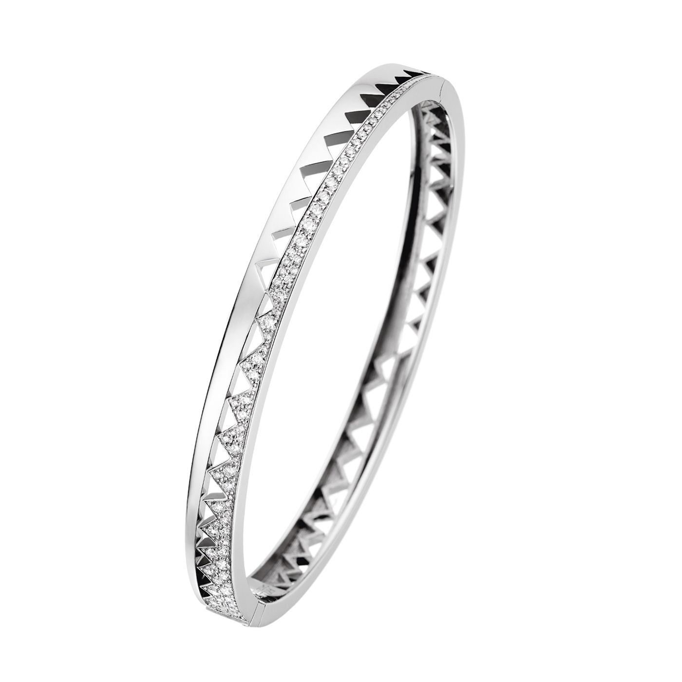 Akillis Capture Me Bangle / White Gold