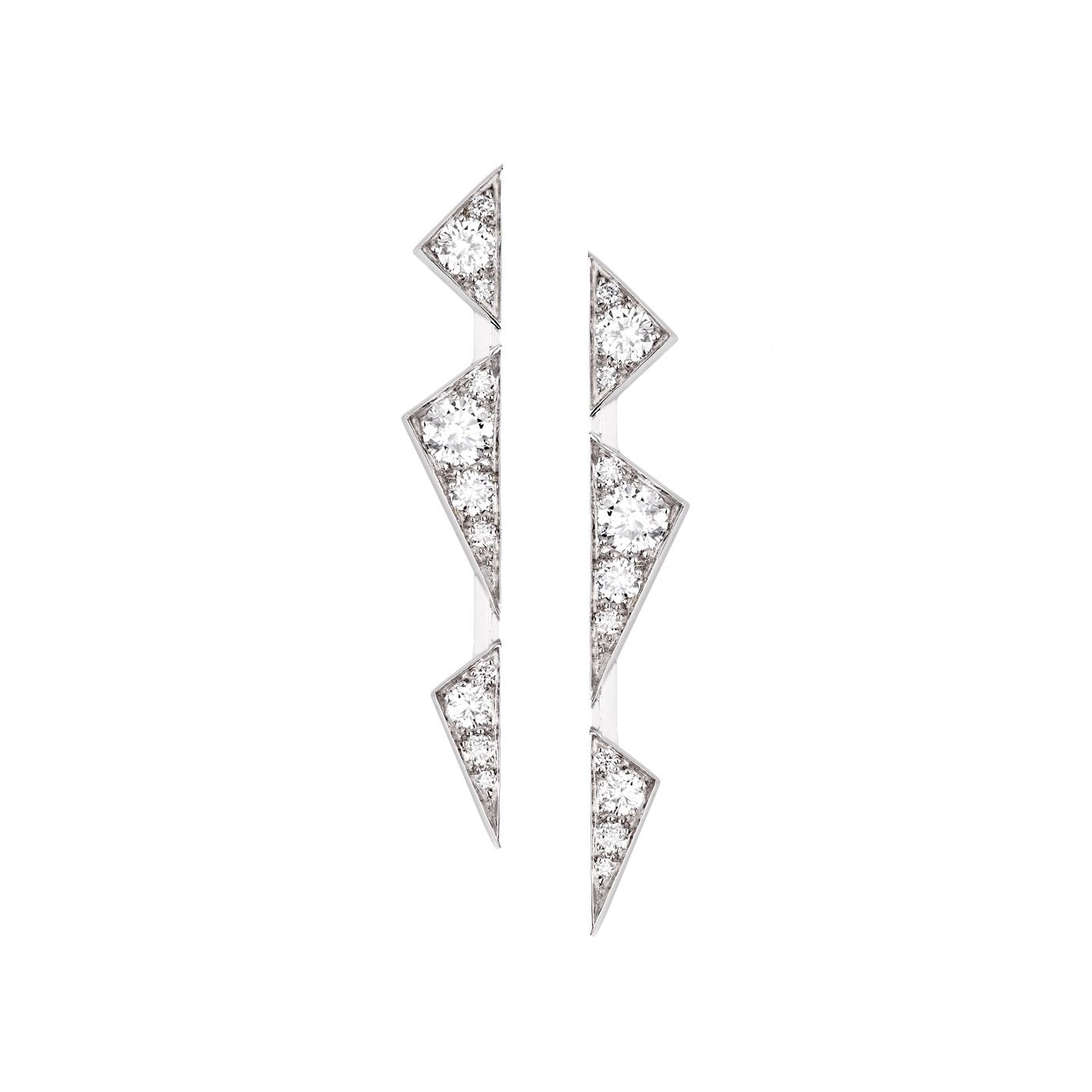 Akillis Capture Me Earrings / White Gold