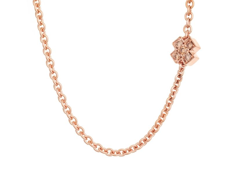 Bron Joy Kiss Necklace / Champagne Diamonds