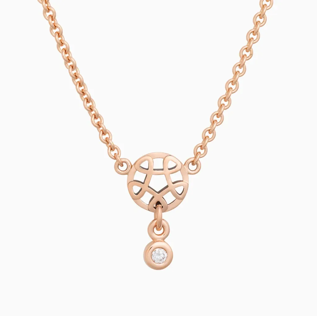 Bron Toujours Ajour Necklace / Rose Gold