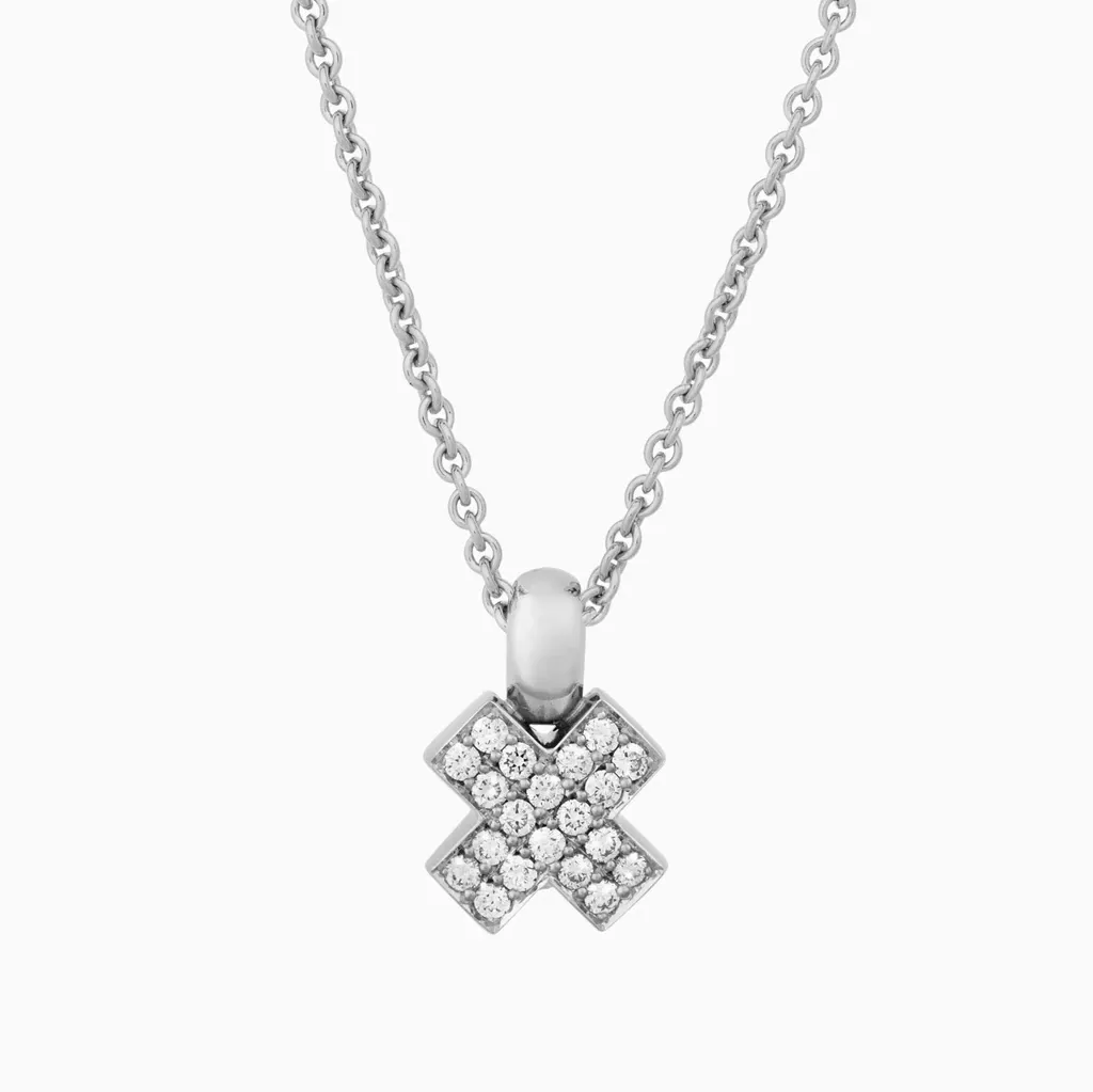 Bron Joy Kiss White Gold Necklace / Diamonds