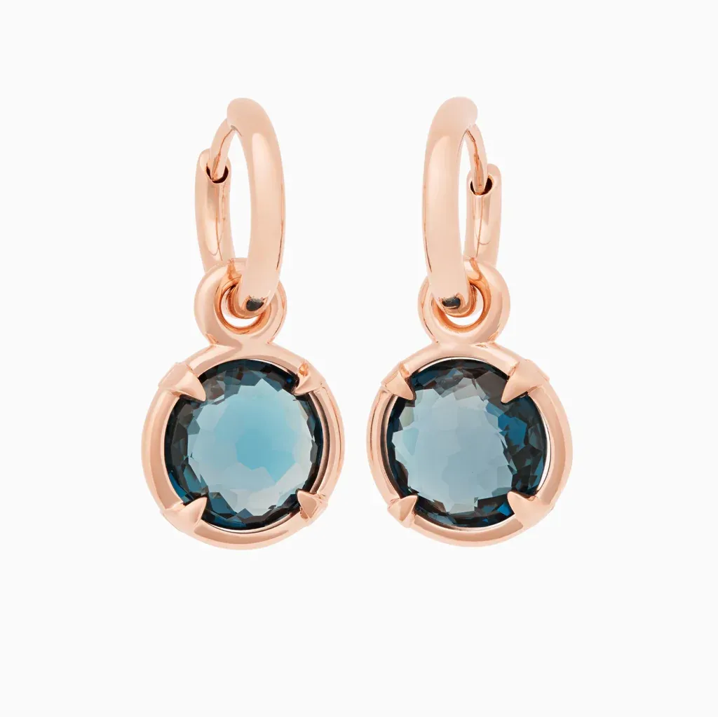Bron Mira Mira Pendant Earrings / London Blue Topaz