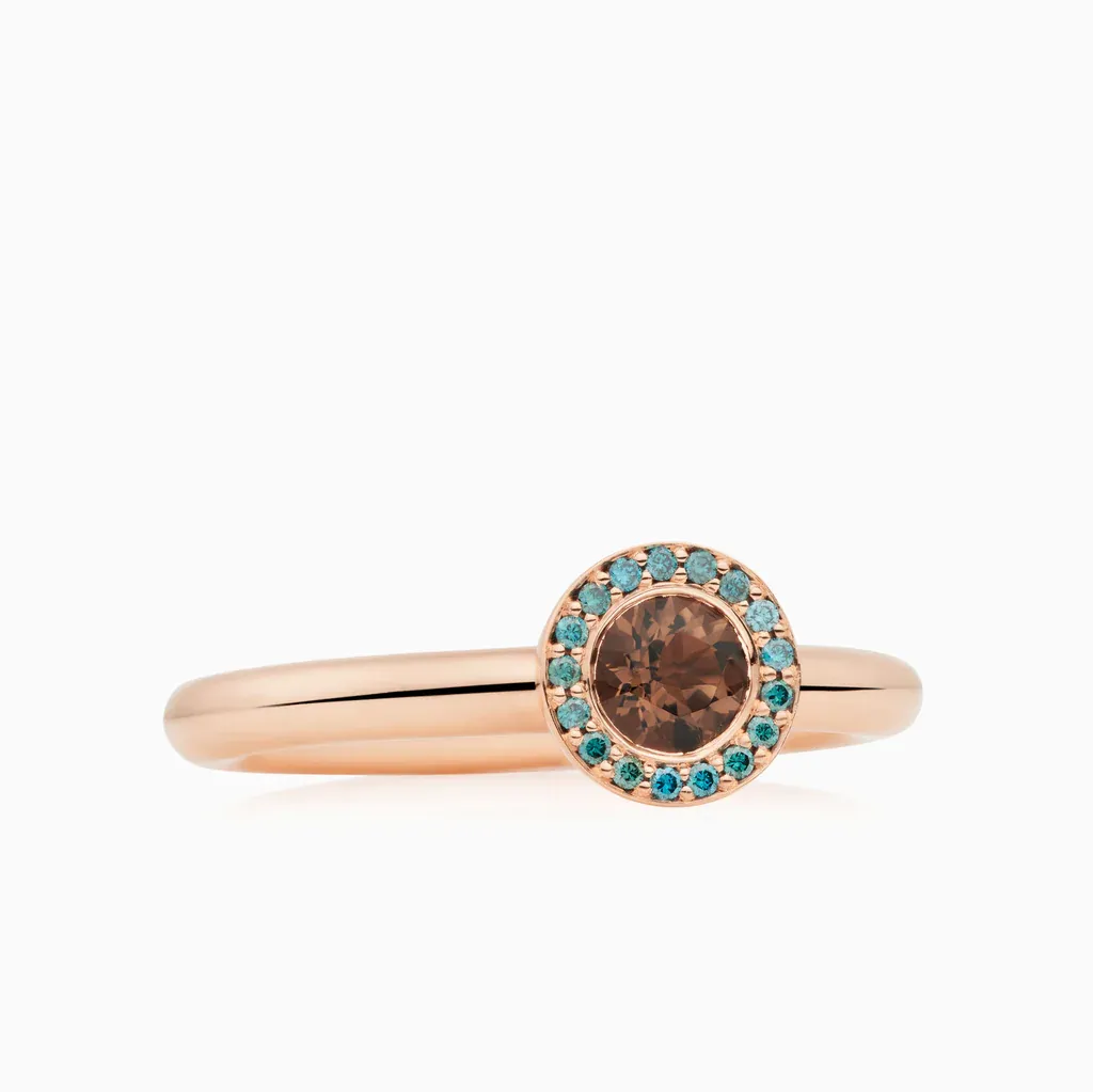Bron Sushi Ring / Smoky Quartz