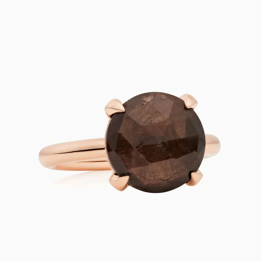 Bron Catch Ring / Sapphire