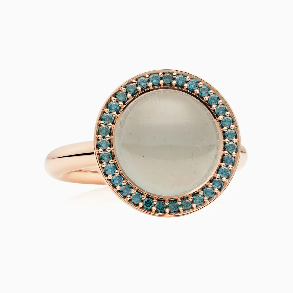 Bron Sushi Ring / Aquamarine