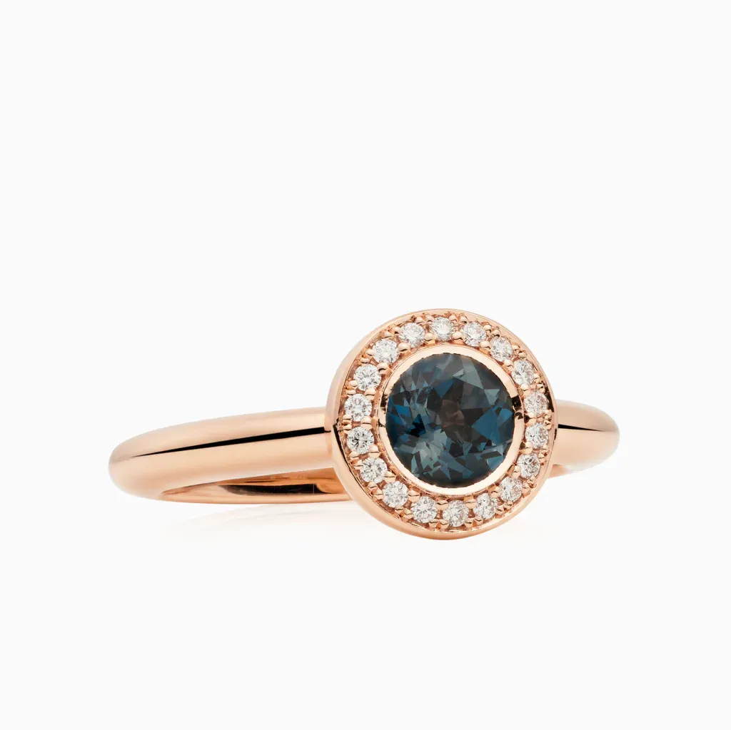 Bron Sushi Ring / London Blue Topaz