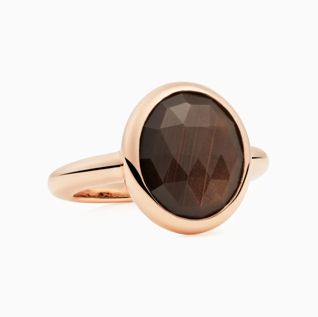 Bron Sushi Ring / Brown Sapphire