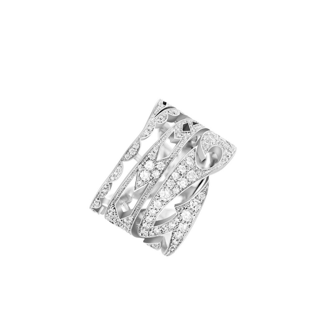 Akillis Tattoo Ring / White Gold