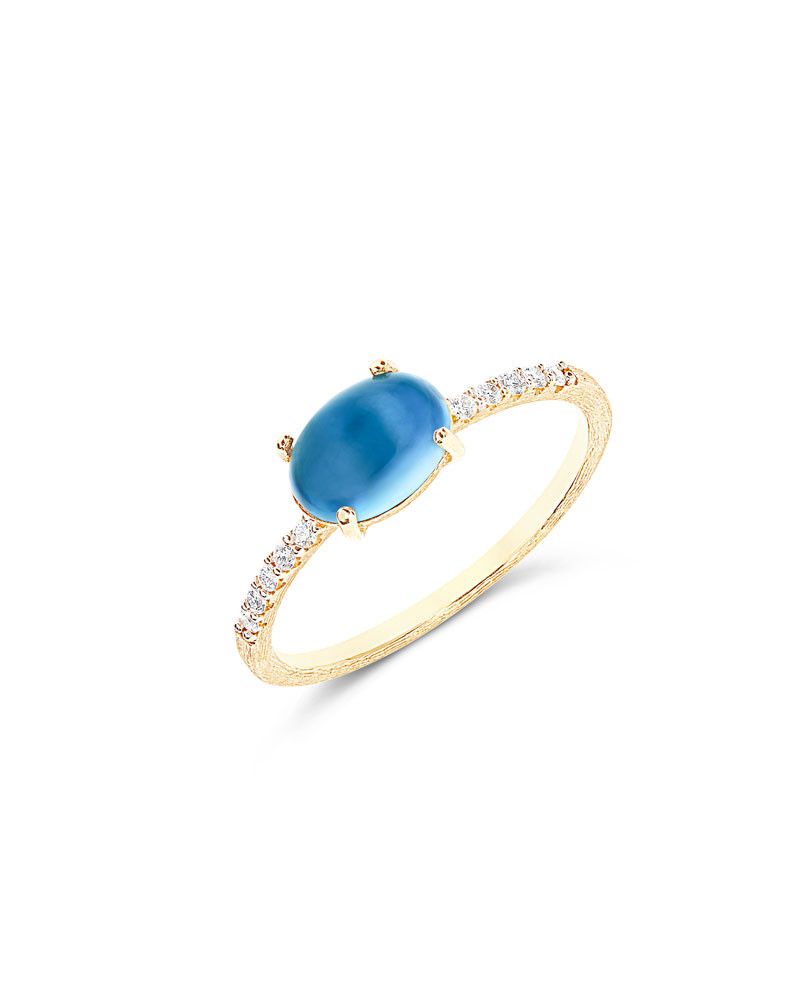 Nanis Dancing Azure Ring / London Blue Topaz