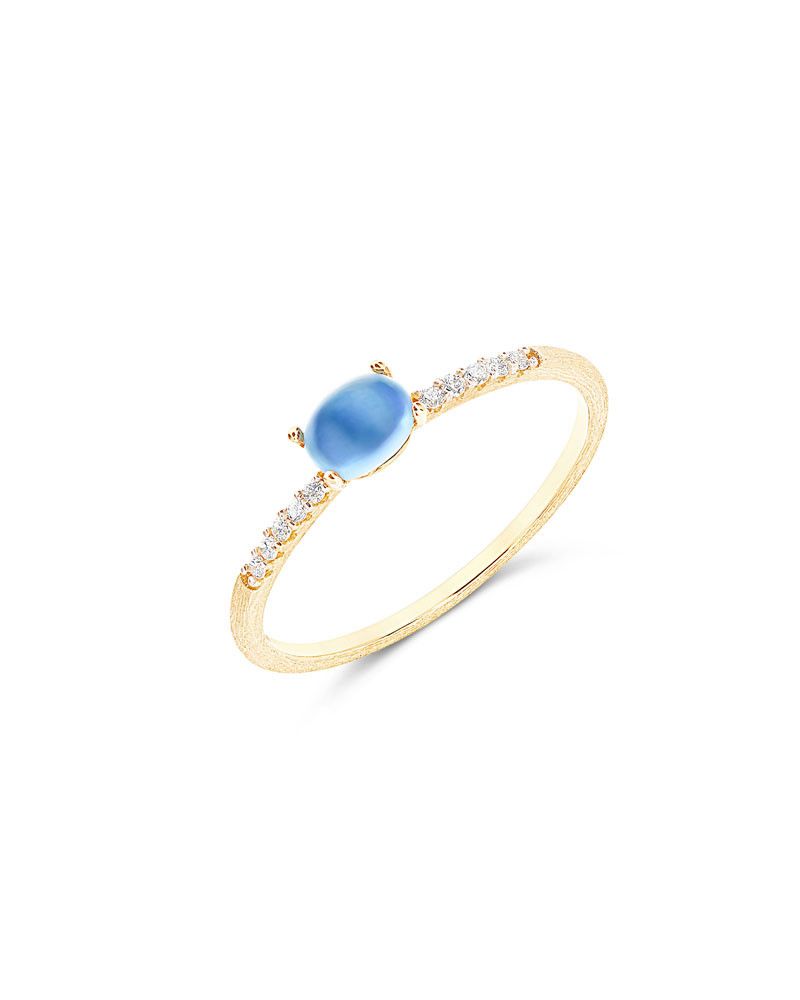 Nanis Dancing Azure Ring / London Blue Topaz