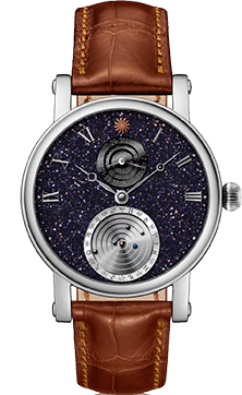 Christiaan van der Klaauw Planetarium White Gold / Blue Aventurine