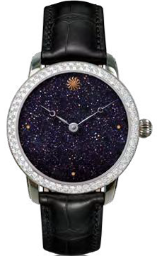 Christiaan van der Klaauw Lady Orion Stardust Stainless Steel / Aventurine 