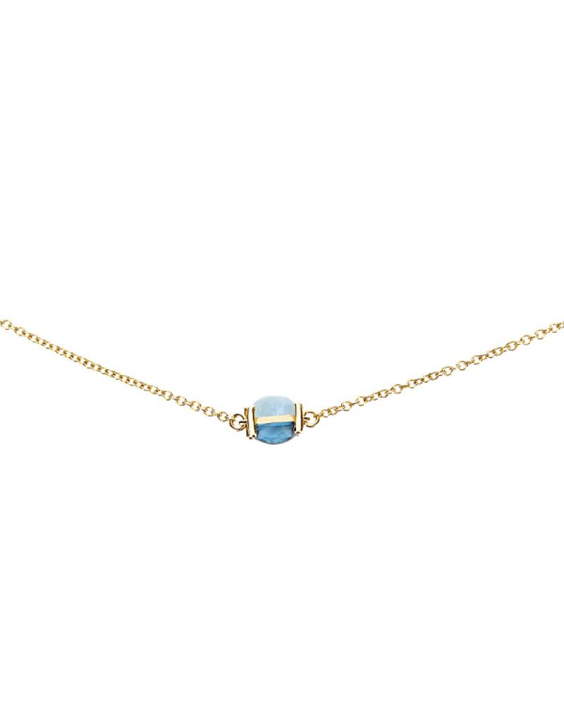 Nanis Dancing Azure Choker / Aquamarine & London Blue Topaz