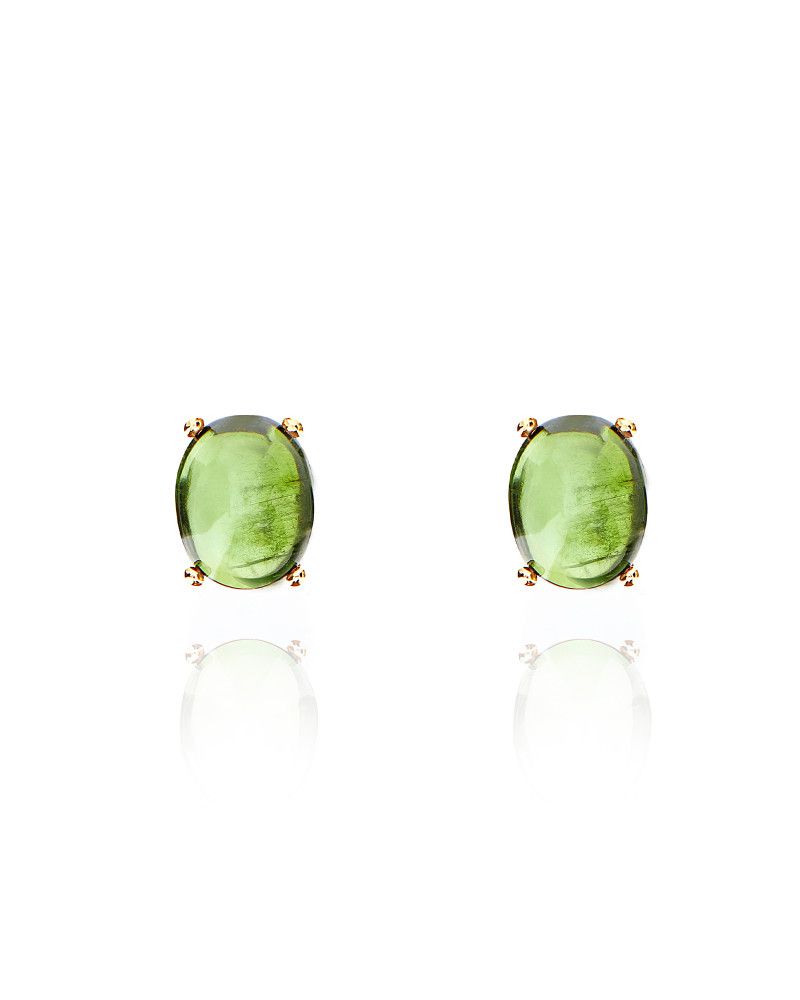Nanis Dancing Tourmalines Earstuds / Yellow Gold
