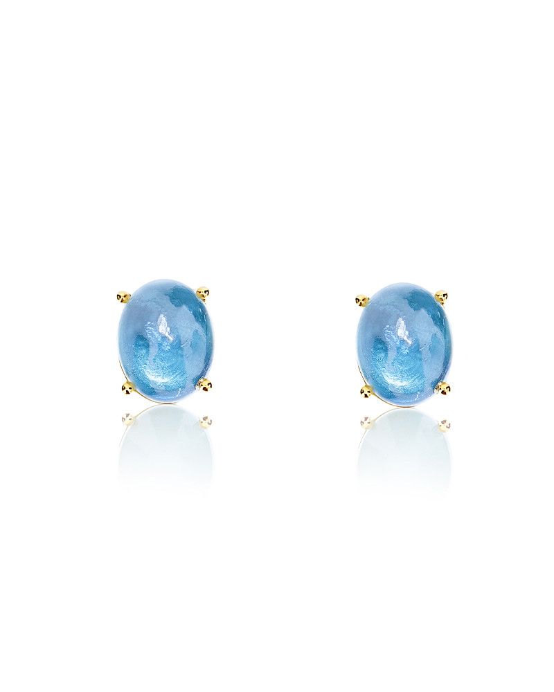 Nanis Dancing Azure Earrings / London Blue Topaz