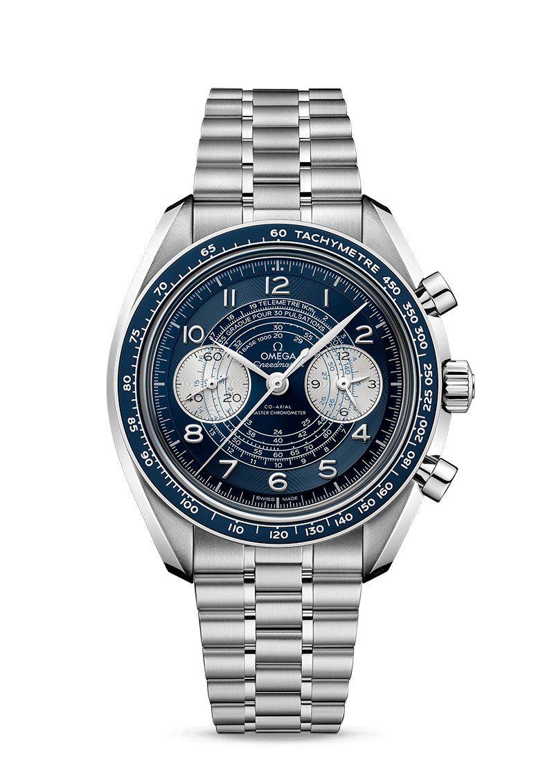 Omega Speedmaster Chronoscope Master Chronometer 43 Stainless Steel / Blue / Bracelet