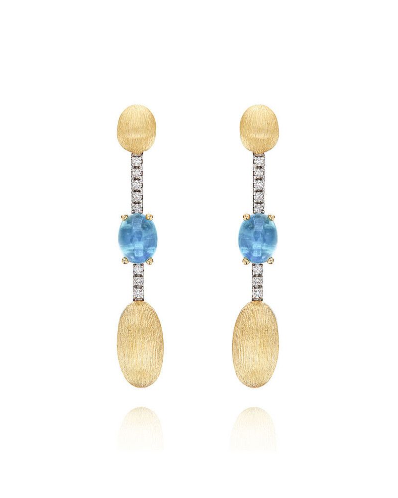 Nanis Dancing Azure Earrings / London Blue Topaz