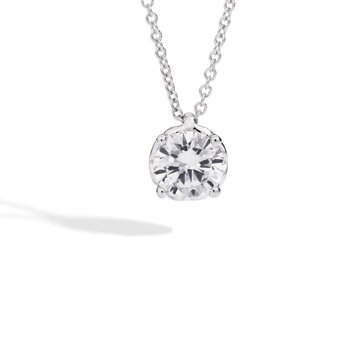 Recarlo Anniversary Solitaire Necklace 0.41ct