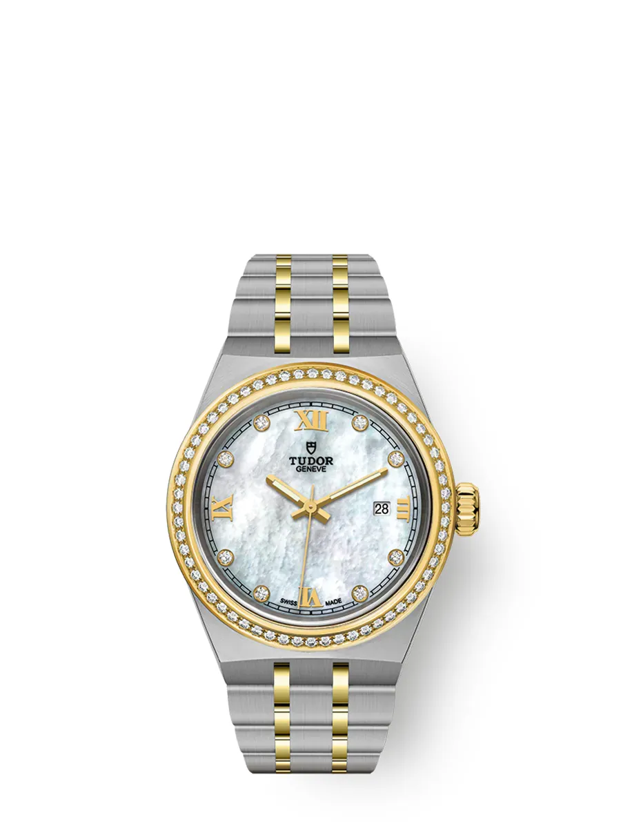 Tudor Royal Date 28 Bi-Color - Diamond / Mother-of-Pearl